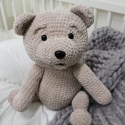 Носле за плетени играчки 15x20мм, черен Носле за плетени играчки 15x20мм, черен