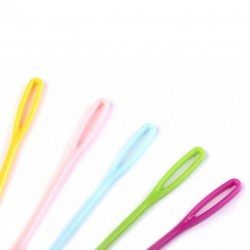 Игла за зашиване на амигуруми 7.5см цветна пластмаса 1 брой Игла за зашиване на амигуруми 7.5см цветна пластмаса 1 брой