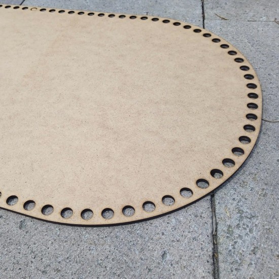 Wooden base for baby basket