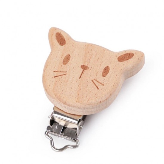 Клипс за залъгалка биберон 0т бук