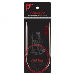 Обръчи ChiaoGoo Knit Red 60см ергономични