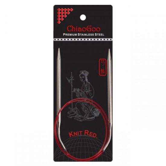 Обръчи ChiaoGoo Knit Red 60см ергономични Обръчи ChiaoGoo Knit Red 60см ергономични