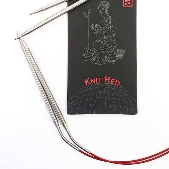 Обръчи ChiaoGoo Knit Red 60см ергономични Обръчи ChiaoGoo Knit Red 60см ергономични
