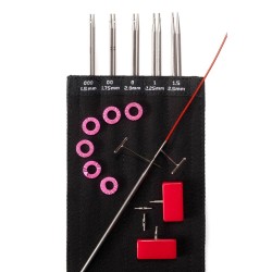 Комплект игли за обръчи ChiaoGoo TWIST Lace inter. needle set 10см 1.50-2.50мм - перфектния сет за плетени чорапи Комплект игли за обръчи ChiaoGoo TWIST Lace inter. needle set 10см 1.50-2.50мм - перфектния сет за плетени чорапи