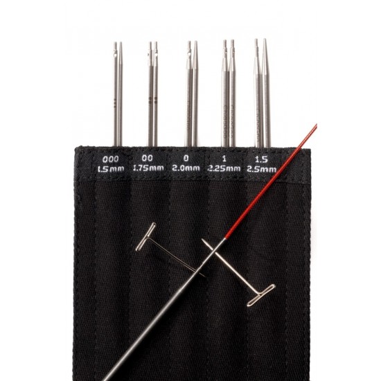 Комплект игли за обръчи ChiaoGoo TWIST Lace inter. needle set 10см 1.50-2.50мм - перфектния сет за плетени чорапи Комплект игли за обръчи ChiaoGoo TWIST Lace inter. needle set 10см 1.50-2.50мм - перфектния сет за плетени чорапи