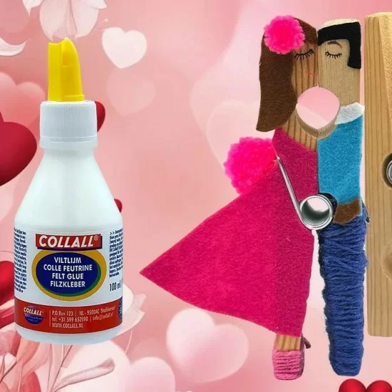 Лепило за филц и текстил Collall Felt Glue (професионално лепило на водна основа) 100мл Лепило за филц и текстил Collall Felt Glue (професионално лепило на водна основа) 100мл