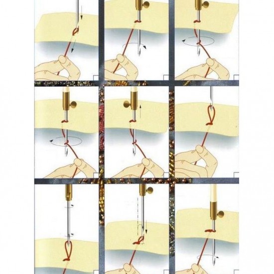 Кука за френска бродерия с мъниста