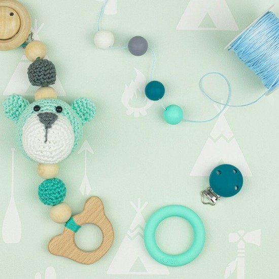 Клипс за залъгалка биберон от силикон Клипс за залъгалка биберон от силикон