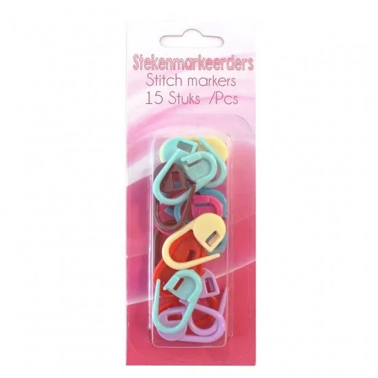 Locking stitch marker set 15 pcs Locking stitch marker set 15 pcs