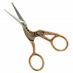 Embroidery scissors stork 11.5cm rose gold Embroidery scissors stork 11.5cm rose gold