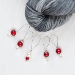 Маркиращи пръстени KnitPro Амарант 7 броя