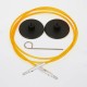 Корда за обръчи KnitPro цветна - избор дължини от 40 см до 100 см