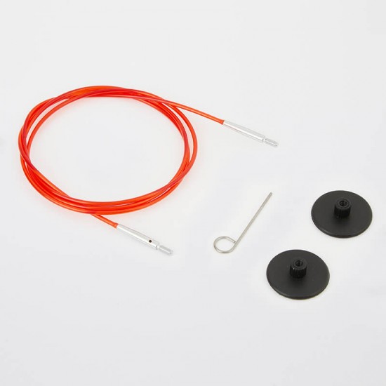 Корда за обръчи KnitPro цветна - избор дължини от 40 см до 100 см