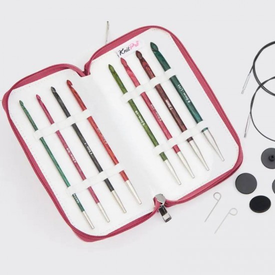 Комплект тунизийски куки KnitPro Dreamz Deluxe