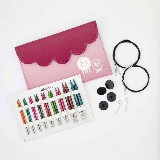 Комплект игли за обръчи 10см KnitPro Dreamz Deluxe Комплект игли за обръчи 10см KnitPro Dreamz Deluxe