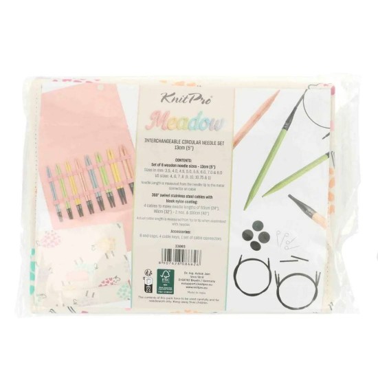 Комплект игли за обръчи 13см KnitPro Meadow Комплект игли за обръчи 13см KnitPro Meadow