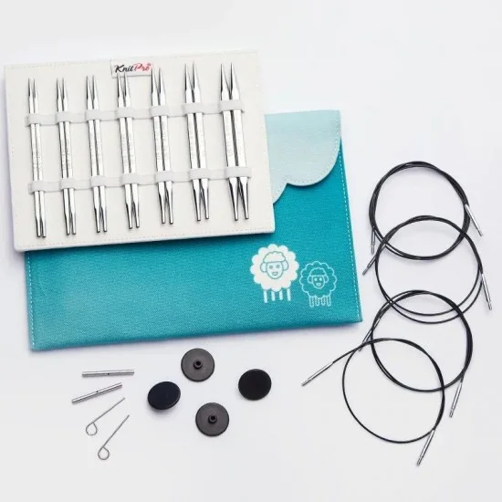 Комплект игли за обръчи 13см Nova KnitPro Deluxe Cubics