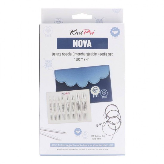 Комплект игли за обръчи 10см Nova KnitPro Deluxe Комплект игли за обръчи 10см Nova KnitPro Deluxe