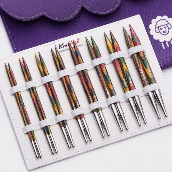 Комплект игли за обръчи 13см KnitPro Symfonie Deluxe Комплект игли за обръчи 13см KnitPro Symfonie Deluxe