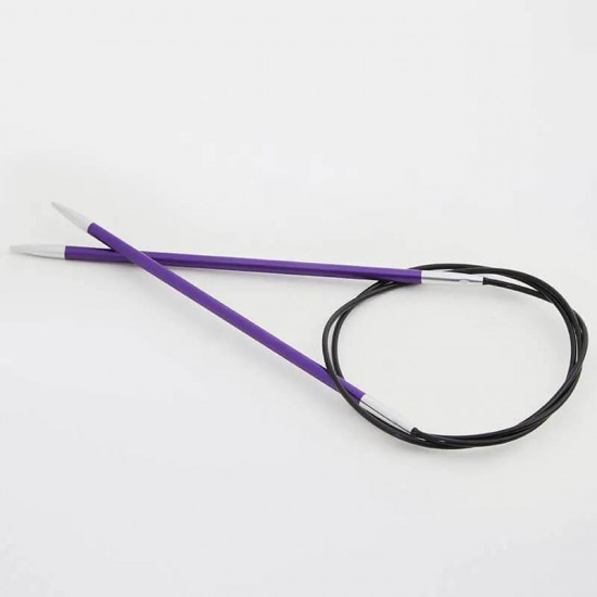 Circular fixed knitting needles KnitPro Zing 150cm