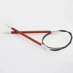 Circular fixed knitting needles KnitPro Zing 80cm