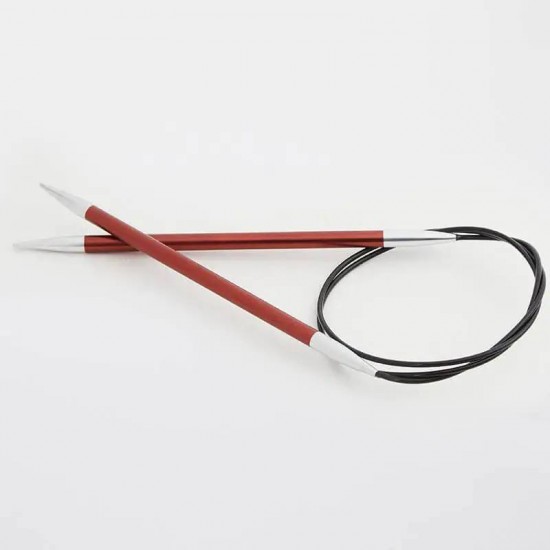 Circular fixed knitting needles KnitPro Zing 80cm