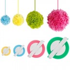 Pom pom maker tool 4pcs.
