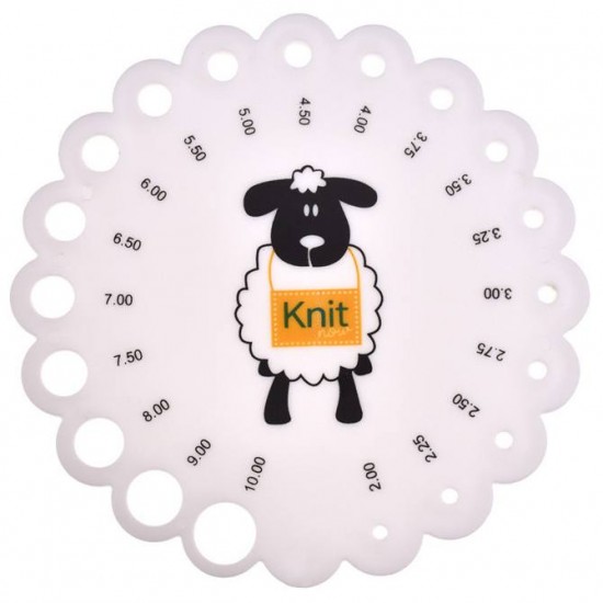 Инструмент за проверка номер - кръг, дизайн с овчица