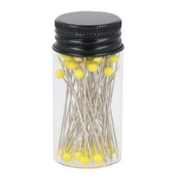 Топлийки със стъклено жълто топче Milward 43мм