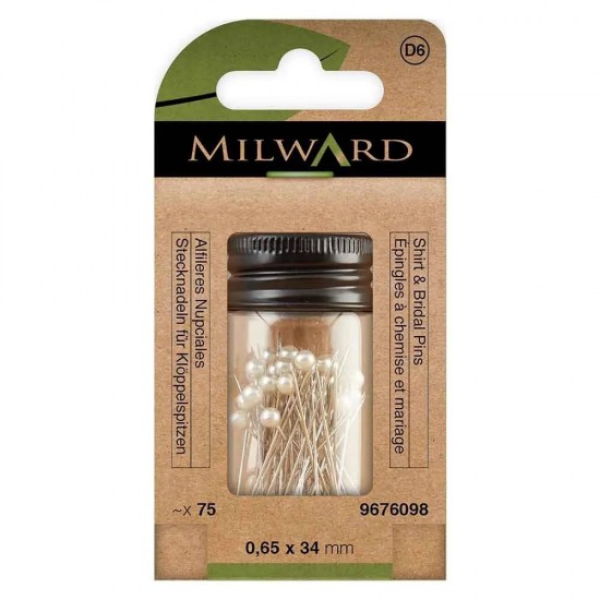 Топлийки с перлено топче Milward 34мм Топлийки с перлено топче Milward 34мм