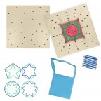 Дъска за блокиране на бабини квадрати двустранна