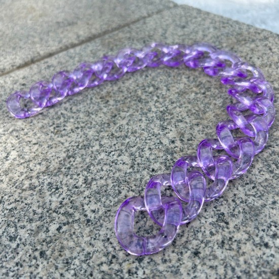 Handbag acryl chain 40cm