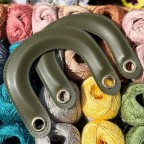 Дръжки за чанта еко кожа арка 15см Диор комплект 2 бр. Дръжки за чанта еко кожа арка 15см Диор комплект 2 бр.