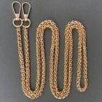Handbag metal knit chain with lobster clasp - 120cm Handbag metal knit chain with lobster clasp - 120cm