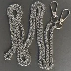 Handbag metal knit chain with lobster clasp - 120cm Handbag metal knit chain with lobster clasp - 120cm