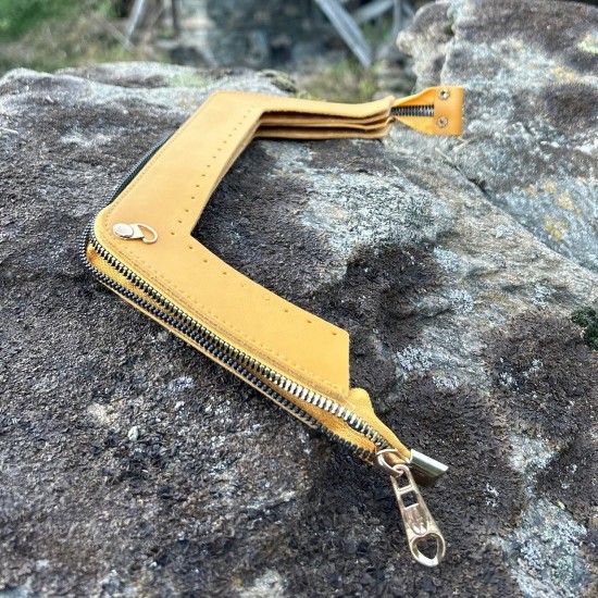 Purse zipper frame pouch clutch bag