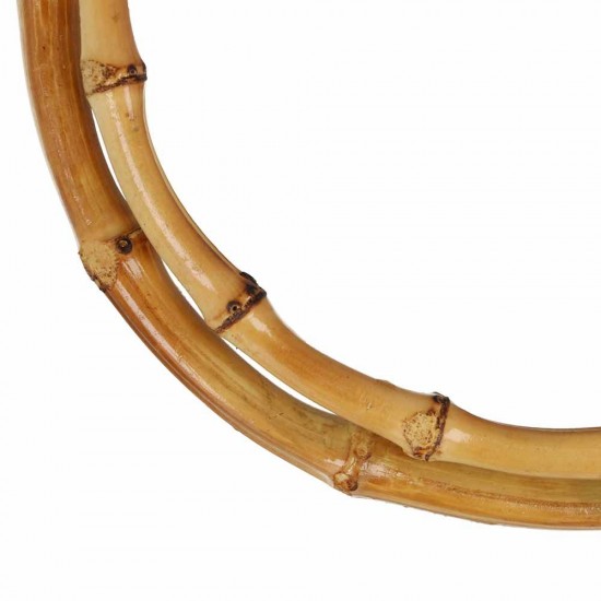 Дръжки за чанта кръг 18см естествен бамбук комплект 2 бр.