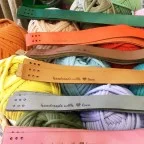 Дръжки за чанта естествена кожа Handmade with love 68см