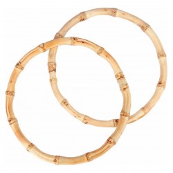 Bag handle bamboo 15cm 2pcs