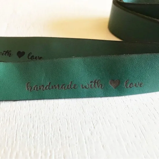 Дръжки за чанта естествена кожа Handmade with love 68см