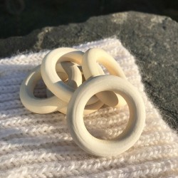 Дървен ринг объл за макраме и амигуруми