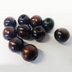 Дървени топчета 10мм кафяви 10 броя