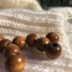 Дървени топчета 10мм кафяви 10 броя