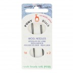 Игли за зашиване на плетиво Pony BLACK Wool needles 16мм 2 броя