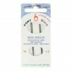Игли за зашиване на плетиво Pony BLACK Wool needles 16мм 2 броя Игли за зашиване на плетиво Pony BLACK Wool needles 16мм 2 броя