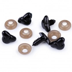 Носле за плетени играчки 11x17мм, черен Носле за плетени играчки 11x17мм, черен