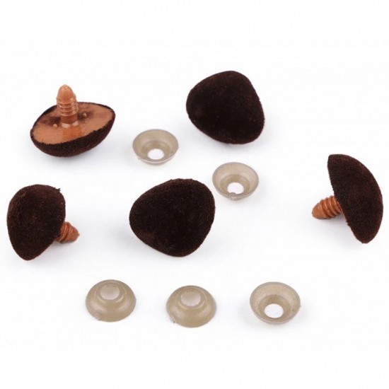 Носле за плетени играчки с велурен ефект 20x25мм Носле за плетени играчки с велурен ефект 20x25мм