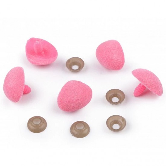 Носле за плетени играчки с велурен ефект 20x25мм Носле за плетени играчки с велурен ефект 20x25мм