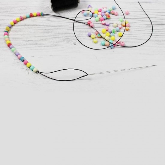 Иглa за мъниста плоска - избор дължини