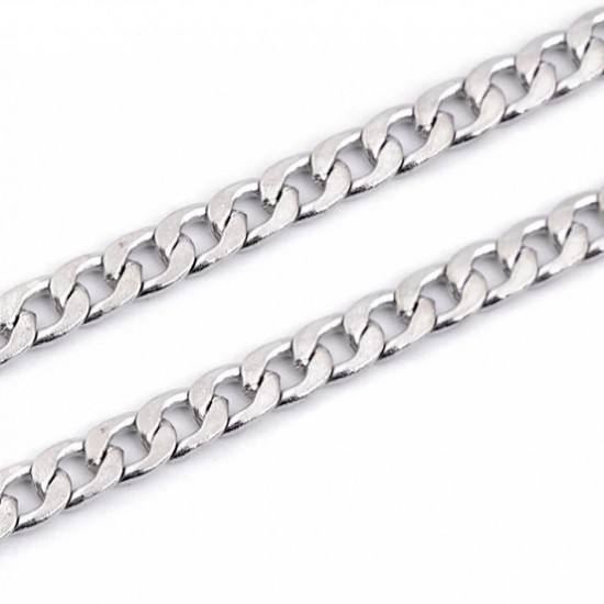 Flat handbag chain with lobster clasp - 117cm